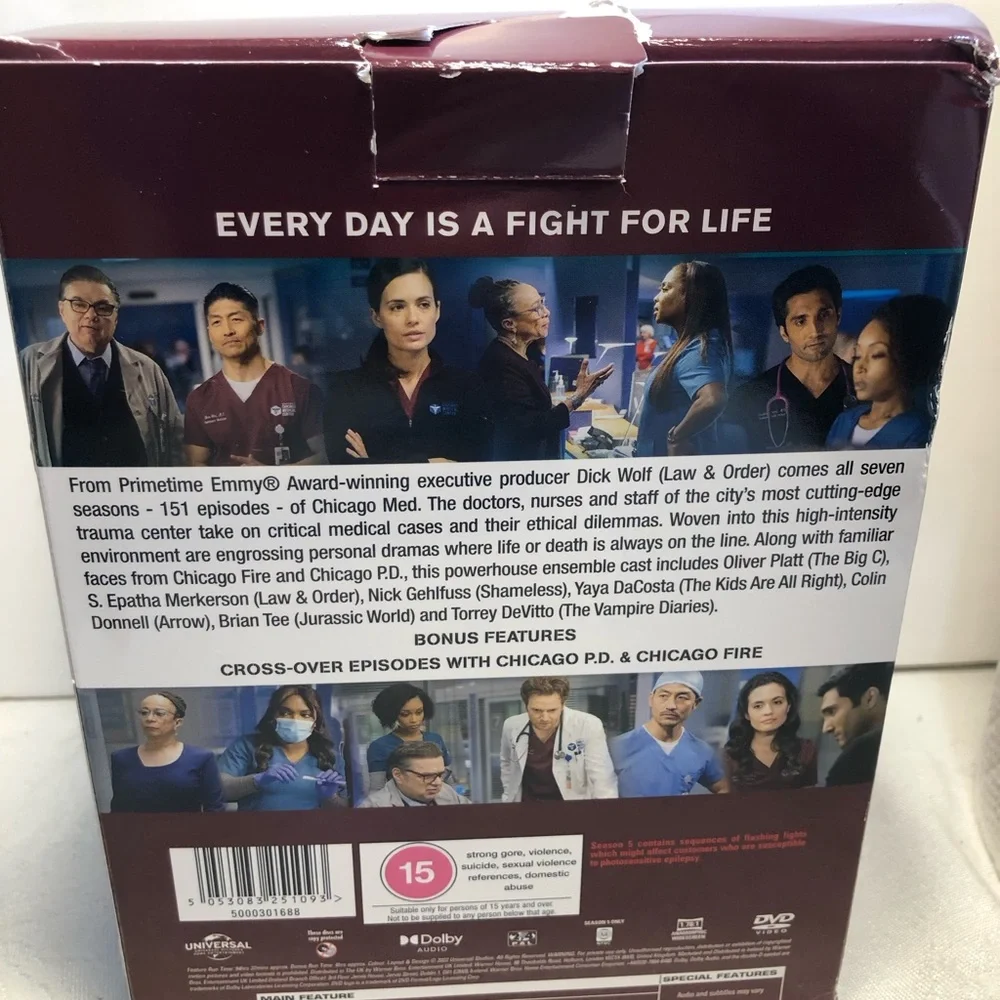 Chicago Med Seasons 1-7 - DVD  Boxset Used Condition - Picture 7 of 13